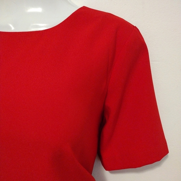 Ann Taylor - Red Short Sleeves Blouse - Picture 5 of 15